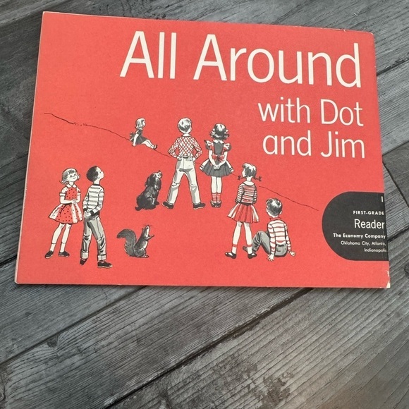 Other - All Around with Dot and Jim 1stPhonetic Keys to Reading Workbook 1953 Vintage